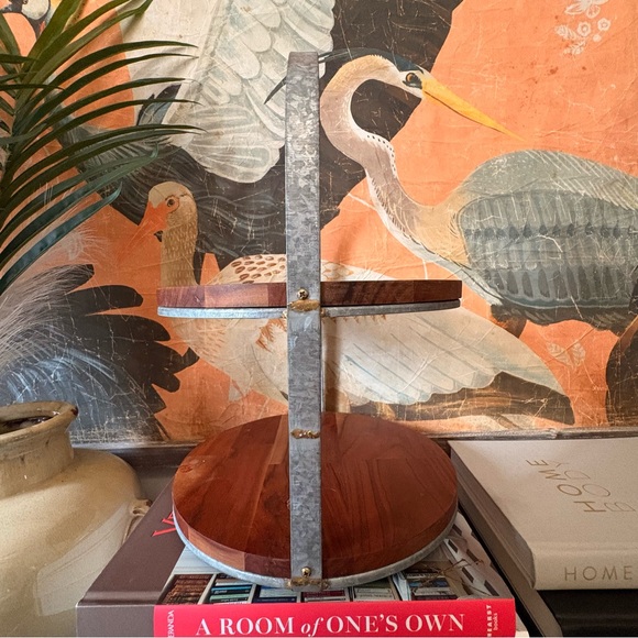 Hearth & Hand by Magnolia 2 Tier Cake Stand ~ Retired Circa 2017 - Picture 2 of 7